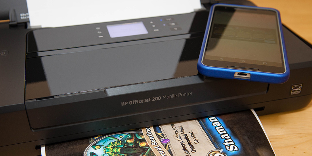 Hp Officejet 200 Mobile Printer Review On The Go Networkless Printing