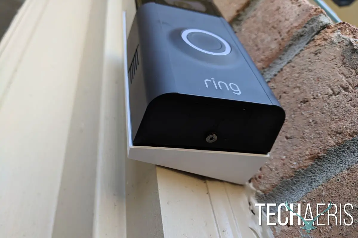 ring doorbell install without screws
