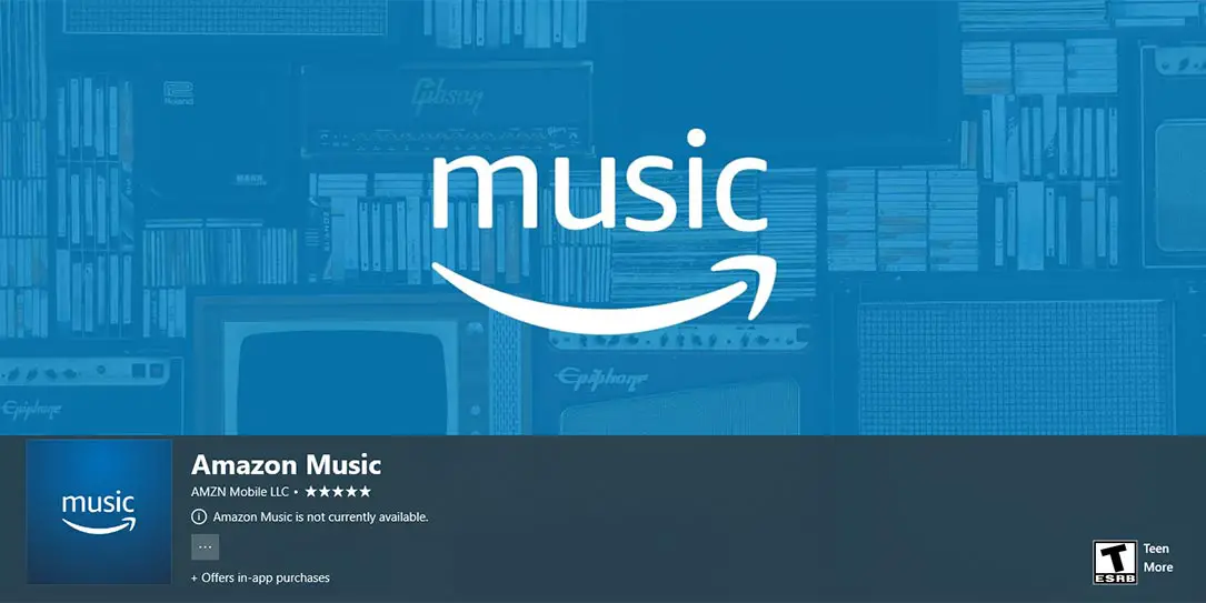 amazon music app for pc