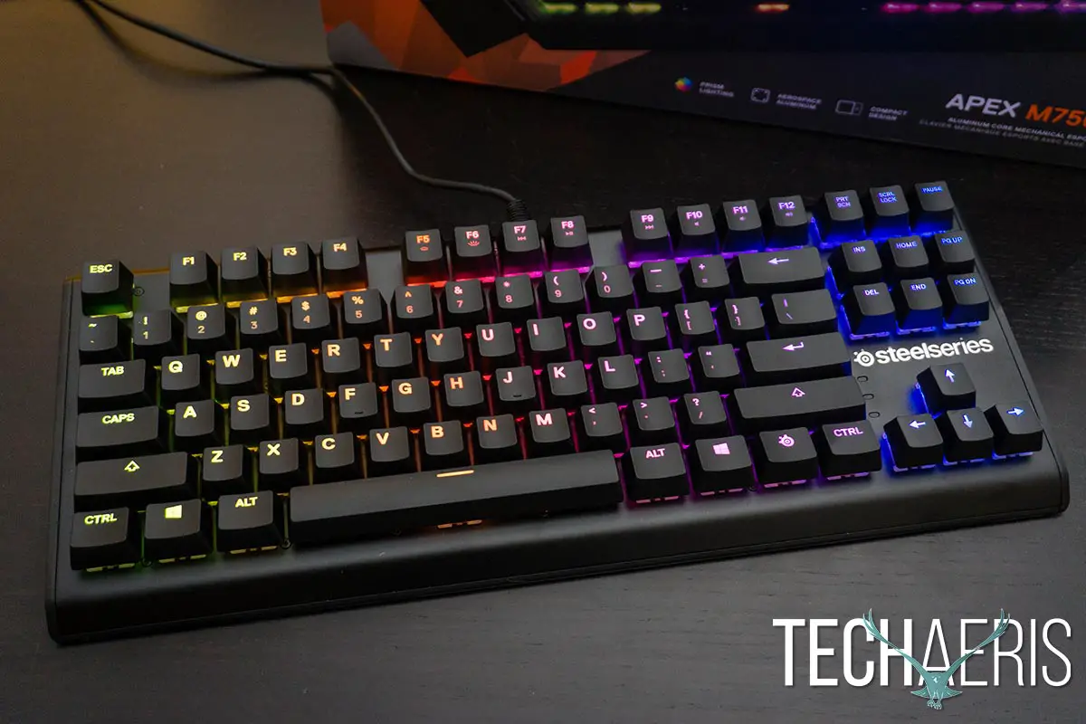 Steelseries Apex M750 Tkl Review A Responsive Compact Tenkeyless Mechanical Gaming Keyboard