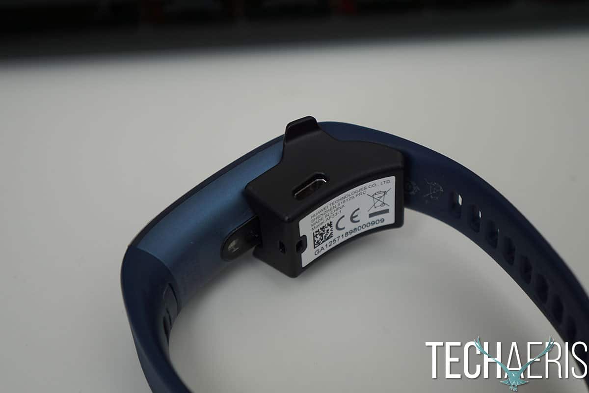 huawei band 3 pro how to charge